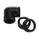 OD 14mm Rigid Tube Fittings 90 Degree Hard Tube Compression Fittings Connectors For Water Cooling