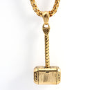 Stainless Steel Cool Hammer Quake Pendant Charm For Necklace Birthday Gift
