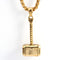 Stainless Steel Cool Hammer Quake Pendant Charm For Necklace Birthday Gift