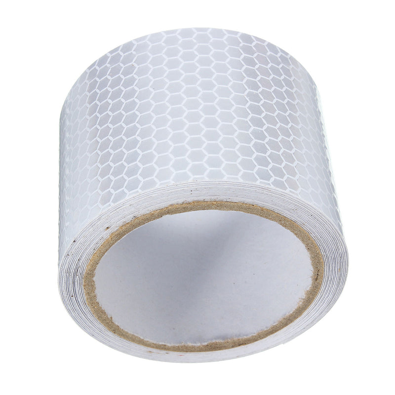 5cm X 3m Silver White Reflective Safety Warning Conspicuity Tape Sticker Film