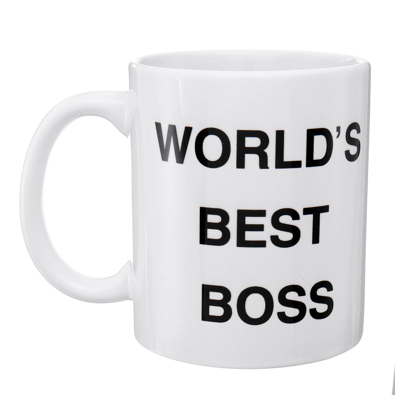 WORLD'S BEST BOSS" Cup Funny Coffee Mug Mugs Cup Gift Present Office Coffee Soup Tea Cup Gift