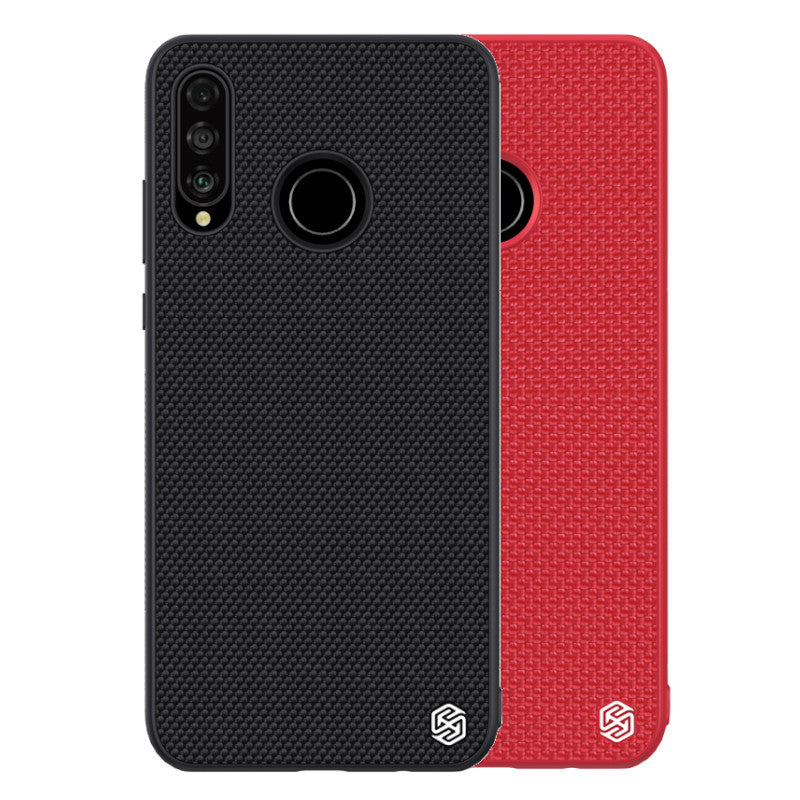 NILLKIN Slight Nylon & Synthetic fiber Anti-fingerprint Textured Protective Case for HUAWEI P30 Lite