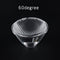 1pcs 10/25/45/60 Degree LED Lens Strip Led Lens Flashlight Diy  Portable Lighting Accessories