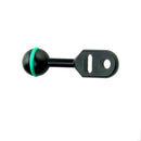 HOOZHU S25 25 2.5" Single Ball Head Connecting Bracket Support for Diving Light Diving Flashlight A
