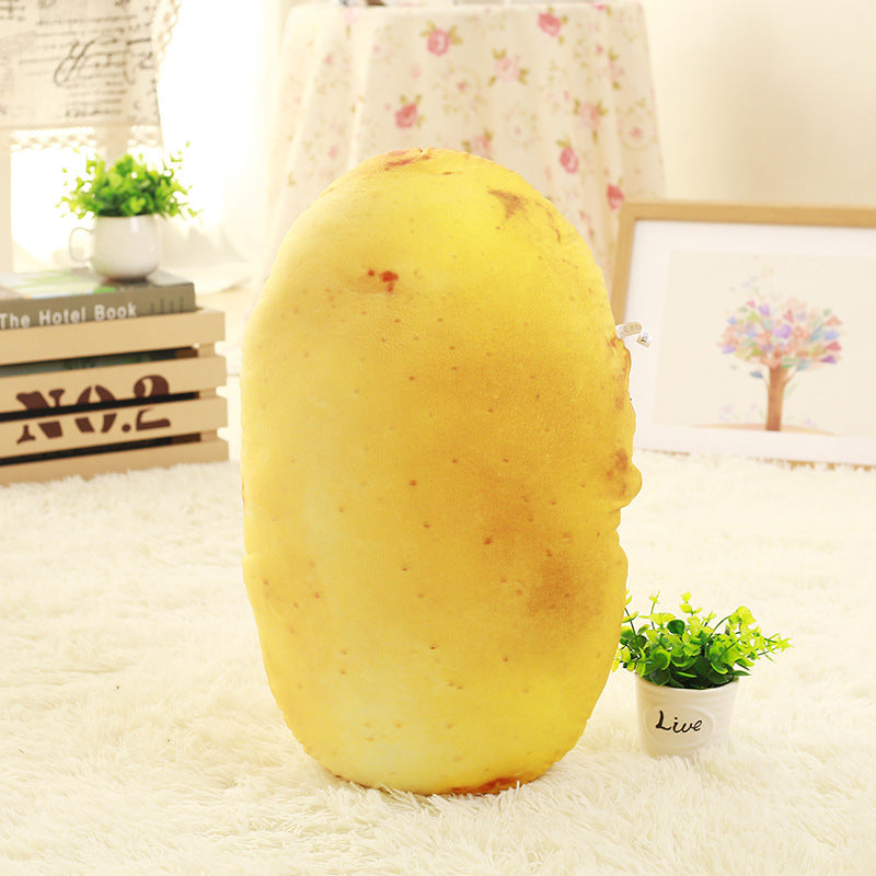 KCASA KC Creative Simulation Vegetable Pillow Broccoli Potatoes Chinese Cabbage Cushions Plush Toy