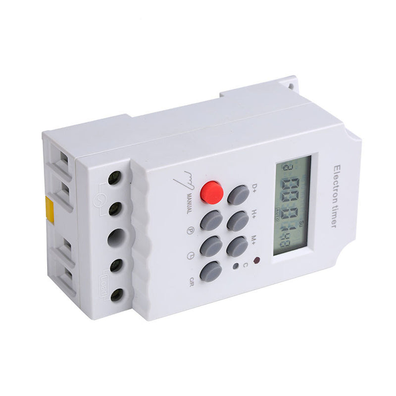 KG316T-II AC 220V 25A Digital LCD Weekly Programmable Timer Electric Relay Time Switch