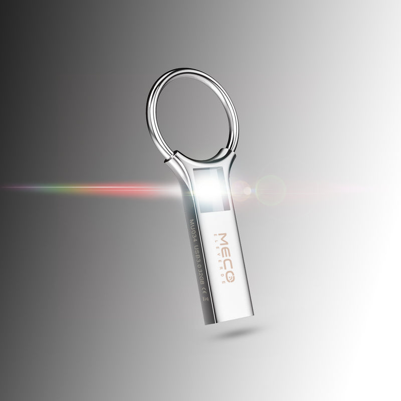 MECO ELEVERDE 32GB USB 3.0 Waterproof Flash Drive U Disk Breathing Light High Speed Reading For Laptop Notebook Desktop PC Speaker TV Car