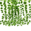 2 Bunch 4ft Artificial Silk Scindapsus Ivy Leaf Garland Plant Vine Foliage Garden Home Decorations