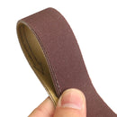3pcs 762x25mm 240 Grit AL Oxide Abrasive Sanding Belts for Wood Grinding Work
