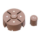 Beige Car Steering Worn Button Switch Cover Left & Right For Mercedes W204 W212 C200 E260 E320 GLK260
