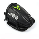 Motocentric Waterproof Motorcycle Leather+Carbon fibre Reflective Tail Bag Travel Tank Bag Saddlebags
