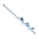 Round Shank 4x22cm Garden Auger Small Earth Planter Drill Bit Post Hole Digger Earth Planting Auger Drill Bit for Electric Drill
