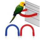 Flexible Pet Parrot Frosting Stand Rack Toys Grinding Rod Stick Bar Scrub Station Bird Cage