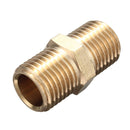 2Pcs 1/4 Brass Air BSP Tapper Hose Tail Airline Fitting male Quick Connector