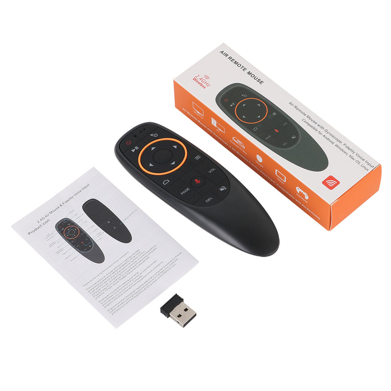 G10 2.4GHz WIFI Googlo Assistant Voice Remote Control Air Mouse