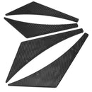 Carbon Fiber Pattern Car Front Bumper Splitter Spoiler Wing Accessory Universal