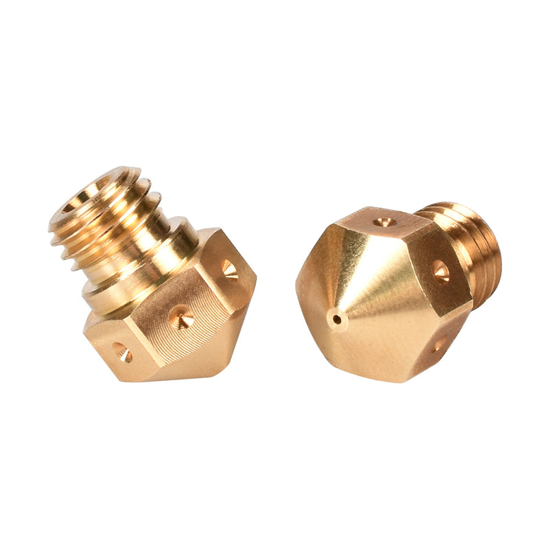 MK10 0.4mm M7 Threaded Brass Nozzle for 1.75mm Filament 3D Printer Part