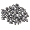50pcs Metal Olive Shape Leads Sinkers Fishing Sinker Pure Lead Making Sea Fishing Sinker Tackle