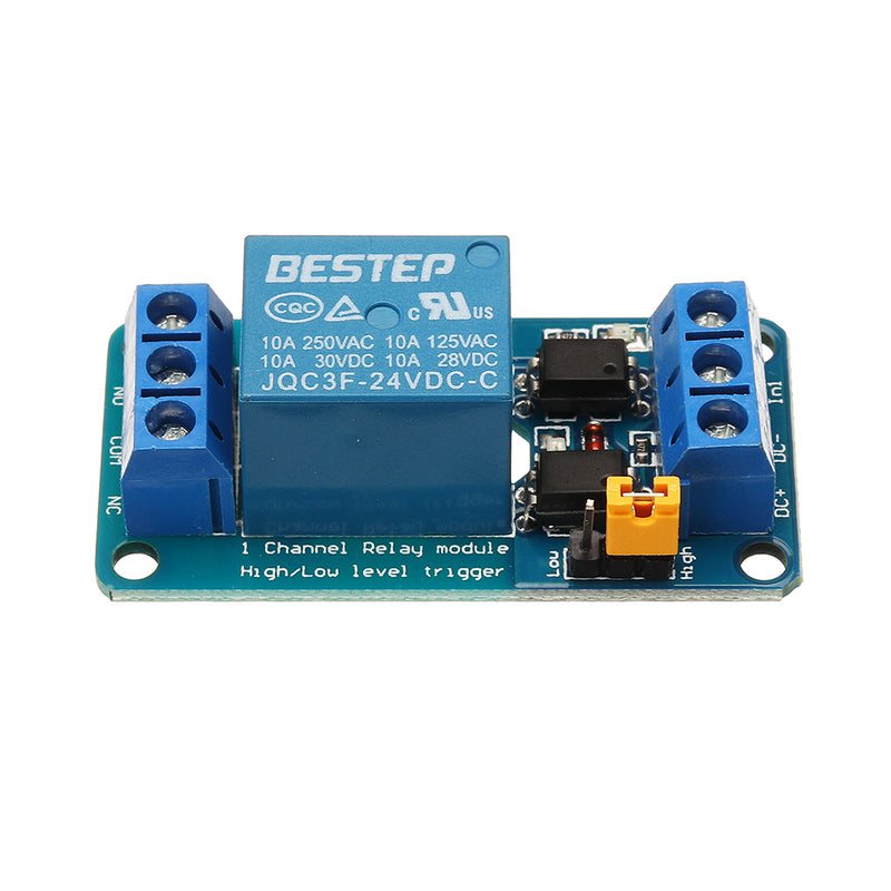 BESTEP 1 Channel 24V Relay Module High And Low Level Trigger For