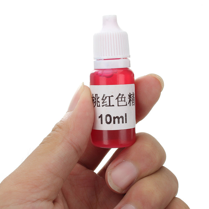 10Pcs Epoxy UV Resin Ultraviolet Curing Dye Colorant Liquid Pigment Mix Colors DIY Crafts