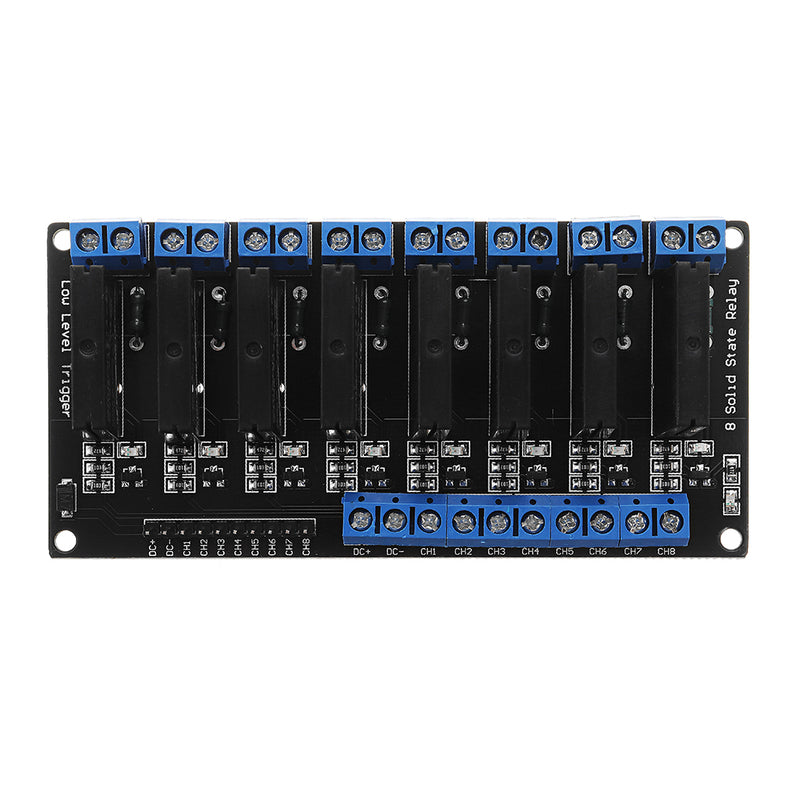 8 Channel DC 24V  Relay Module Solid State High and low Level Trigger 240V2A
