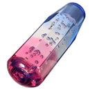 Universal 15cm Bubble Styling Crystal Manual Gear Knob Shift Blue White Red