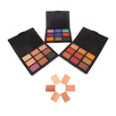 9-Color Eyeshadow Palette Eye Shadow Brush Makeup Set Matte Pearlescent Earth Color Eye Shadow