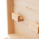 5Pcs Wooden Storage Box Tools Kit Smoke Grinder Set Rolled Paper Pipes