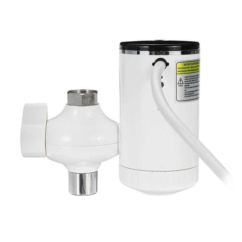 3000W 220V Electric Instant Heat Faucet Tap LED Display Hot Water Kitchen Sink