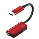 Bakeey 2 In 1 Type-C to 3.5mm Fast Charging Splitter Adapter For Huawei P30 Mate 20Pro Xiaomi Mi9 S10+ Note10