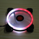 Coolmoon 1PCS 120mm Adjustable RGB LED Light Computer PC Case Cooling Fan