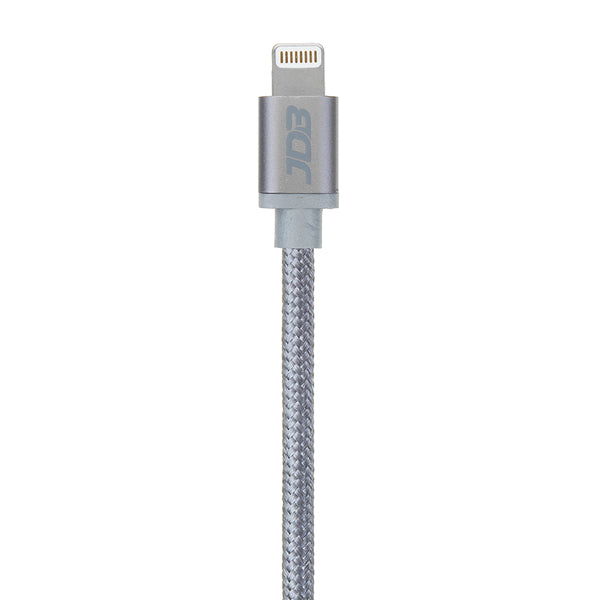 JDB 2.4A 1M Lightning for Braided Fast Charging Data Cable For iPhone X 8 8Plus 7Plus iPad Pro