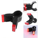 XANES Bicycle Clip Tail Light USB Rechargeable  Saddle Red Signal Safety Lamp Quick Installation