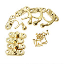 4 pcs Buckle Dark Wooden Box  Accessories Buckle Snap Shackle Buckle Box  lock