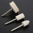 90pcs Felt Polishing Buffing Pads Wheel Wool Plastic Dremel Rotary Tool Kit
