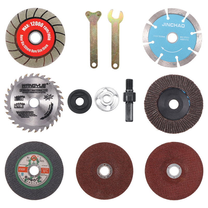 23Pcs Wood Metal Cutting Replacement Accessories Set For Variable Angle Grinder Hand Drills