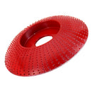 Drillpro 110mm Tungsten Carbide Arc Wood Shaping Disc Carving Disc 22mm Bore Sanding Grinder Wheel for 115 125 Angle Grinder