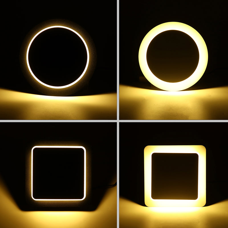 Rotating LED Wall Lamp Sconce Light Hotel Bedroom Bedside Hallway Lighting