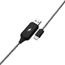 Bakeey 3A Flowing Light Micro USB Smart Power-off Fast Charging Data Cable 1M For Smart Phone Tablet