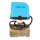 TMOK TK260 DC 12V 1/2" 3/4" 1" 1-1/4" Motorized Electric Brass Ball Valves 3 Wire Full Port Valve