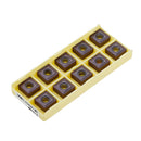Machifit 10pcs SNMG1204 04/08 MS Carbide Inserts Cutter for Turning Tool Holder