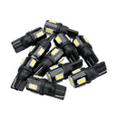 10PCS T10 W5W LED Side Marker Lights Interior Bulbs 240LM 6000K White