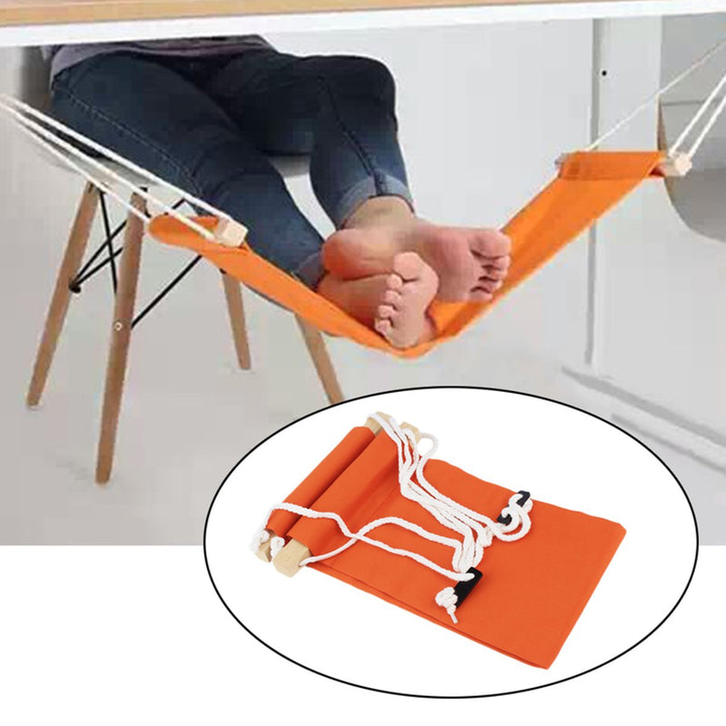 Portable Adjustable Mini Feet Hammock Comfort Footrest Stand Under Desk Foot Hammock Home Office Gifts