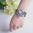 National Style Circular Small Dial Women Simple Vintage Bracelet Watch Quartz Watch