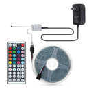 5M 3528 RGB 300 Flexible LED Strip Light With 24Keys Or 44 Keys Infrared Remote Control for Home Outdoor Use