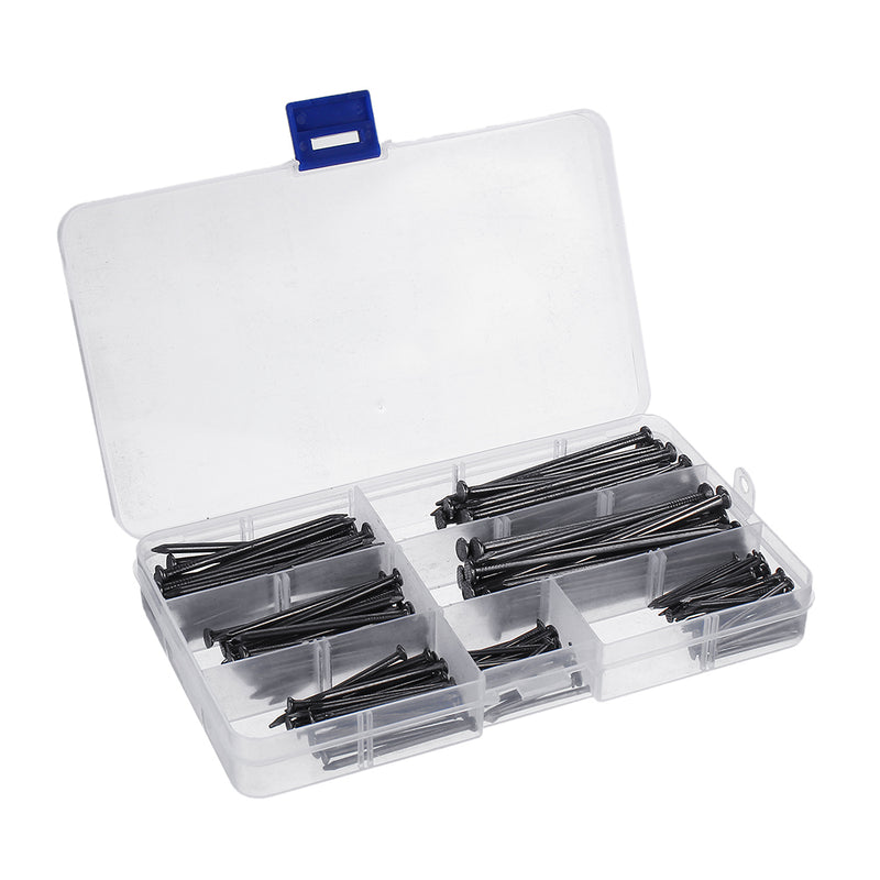 150pcs Hardware Nail Assortment Kit Repair Tool Woodworking Cement Wall Iron Metal Nails 3/4/5/6/7/8cm