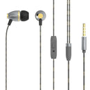 JOWAY HP26 In-ear 10mm Dynamic Wired Control Heavy Bass Braided Wire Headphone