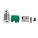 Upgraded Extruder Hotend HeatSink Kit PT100 V6 Heating Block For 1.75mm Prusa i3 3D Printer