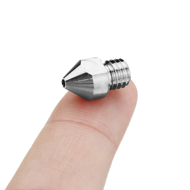 3pcs 1.5mm MK8 TC4 Titanium Alloy M6 Thread Nozzle For 3D Printer