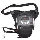 WOSAWE Motorcycle Bag Shoulder Leg Pocket Travel Expansion Racing MB03 Black